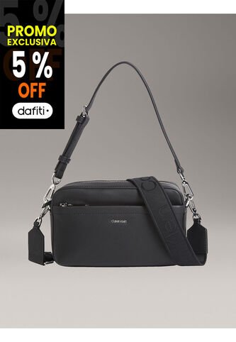Bolso Negro Cruzado Convertible Calvin Klein Calvin Klein