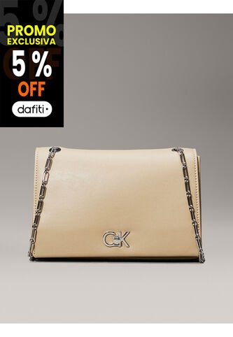 Bolso Beige Cruzado Convertible Calvin Klein Calvin Klein