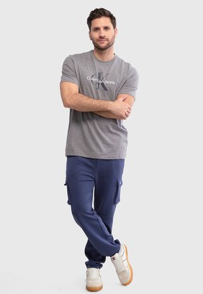 Camiseta Calvin Klein Gris
