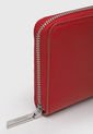 Billetera Rojo-Plateado Calvin Klein de Calvin Klein