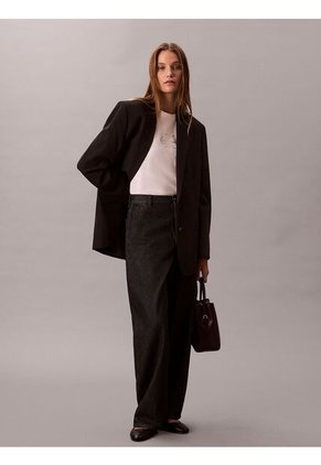 Camiseta Rosa Clásica Con Monograma Metalizado Calvin Klein