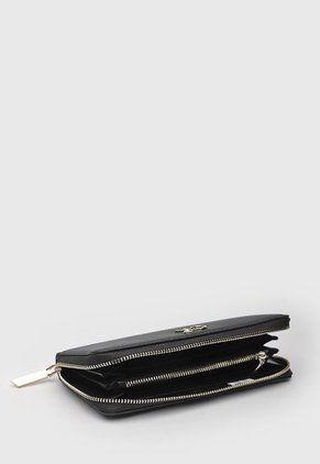 Billetera Negro-Dorado Calvin Klein