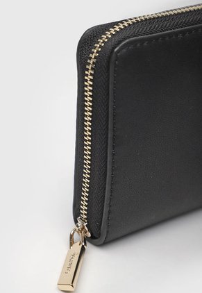 Billetera Negro-Dorado Calvin Klein