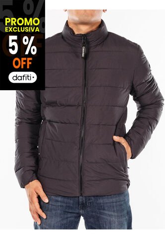 Chaqueta Manga Larga Con Cierre De Cremallera Hombre Gris Calvin Klein