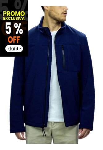 Chaqueta Azul Rompeviento Con Cremallera Calvin Klein Calvin Klein