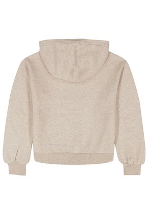 Buzo Gris Con Capota Y Logo En Relieve Calvin Klein