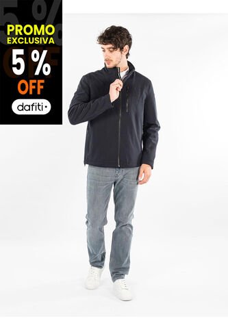 Chaqueta Manga Larga Con Cierre De Cremallera Azul Calvin Klein Calvin Klein