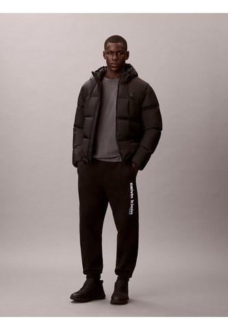 Jogger Negro Con Gráfico Retro Calvin Klein Calvin Klein