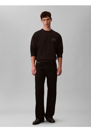 Saco Negro Con Gráfico De Logo Calvin Klein