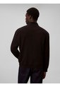 Saco Negro Con Cuello Semi Alto Y Cierre De Cremallera Calvin Klein de Calvin Klein