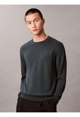 Saco Negro Tejido Clásico Acanalado De Algodón Supima Calvin Klein Calvin Klein
