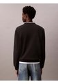 Saco Negro Terry Con Monograma Calvin Klein de Calvin Klein