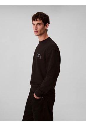Saco Negro Con Gráfico De Logo Calvin Klein