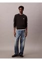 Saco Negro Terry Con Monograma Calvin Klein de Calvin Klein