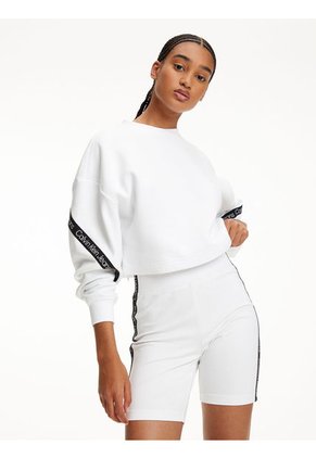 Shorts De Ciclista De Punto Milano Blanco Mujer Blanco Calvin Klein