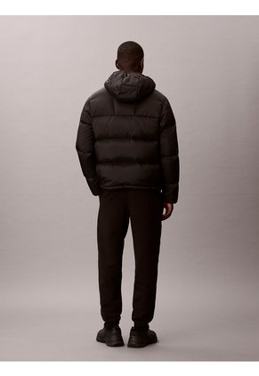 Jogger Negro Con Gráfico Retro Calvin Klein