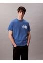 Camiseta Azul Oscuro Sport Con Logotipo Gráfico Calvin Klein de Calvin Klein