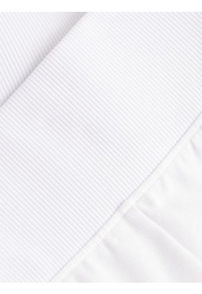 Shorts De Ciclista De Punto Milano Blanco Mujer Blanco Calvin Klein