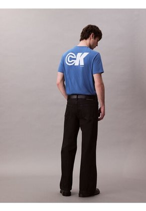 Camiseta Azul Oscuro Sport Con Logotipo Gráfico Calvin Klein