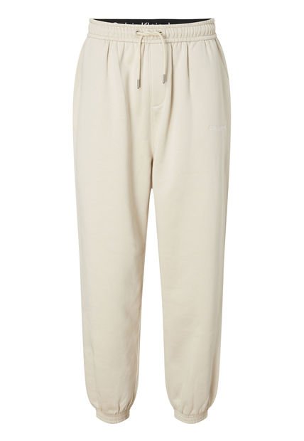 Jogger Beige Holgado De Algodón Orgánico Calvin Klein