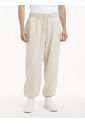 Jogger Beige Holgado De Algodón Orgánico Calvin Klein de Calvin Klein