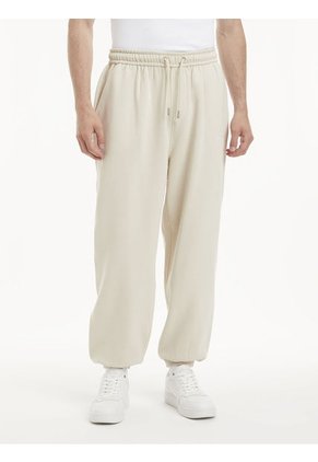 Jogger Beige Holgado De Algodón Orgánico Calvin Klein