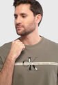 Camiseta Calvin Klein Oliva de Calvin Klein