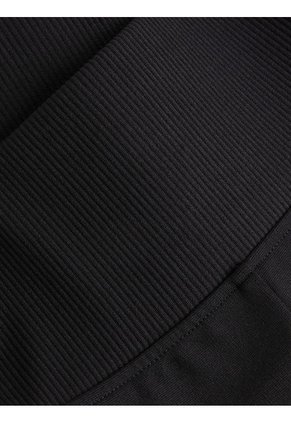 Shorts De Ciclista De Punto Milano Negro Mujer Negro Calvin Klein