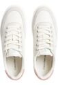 Tenis Blanco Clásicos De Cuero Con Cordones Y Suela Cupsole Calvin Klein de Calvin Klein