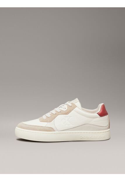 Tenis Blanco De Cuero Calvin Klein