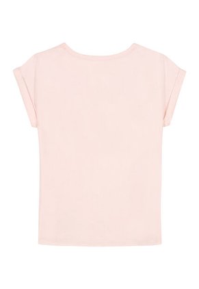 Camiseta Rosa Con Estampado Gráfico De Logo Calvin Klein