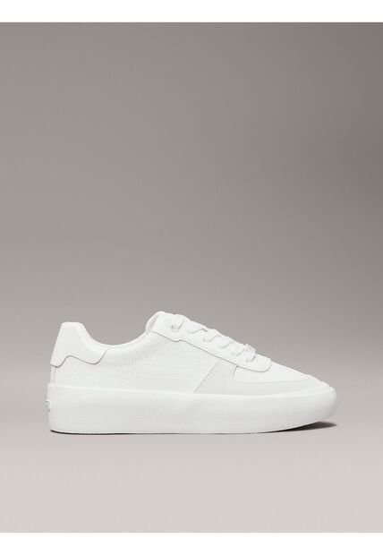 Tenis Blanco Con Logo Calvin Klein