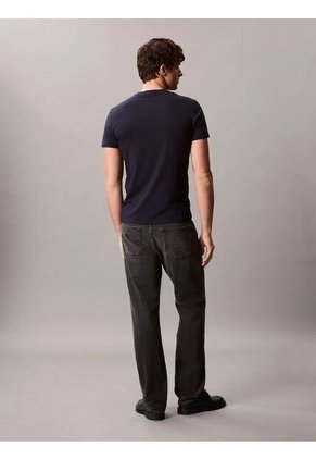 Camiseta Azul Slim De Manga Corta Calvin Klein