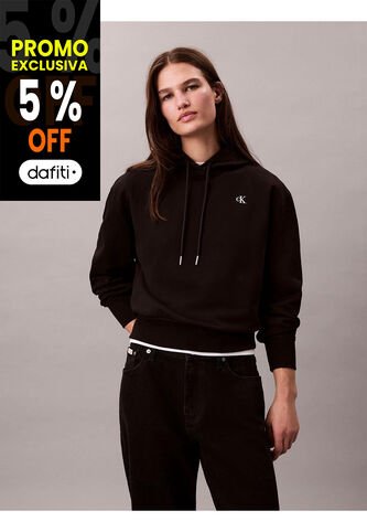 Buzo Negro Con Capota - Archive Calvin Klein Calvin Klein