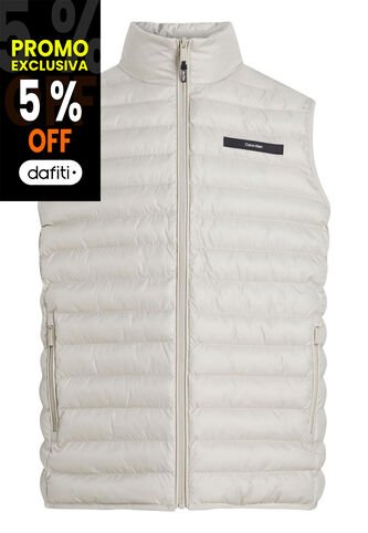 Chaleco Beige Acolchado Plegable Calvin Klein Calvin Klein