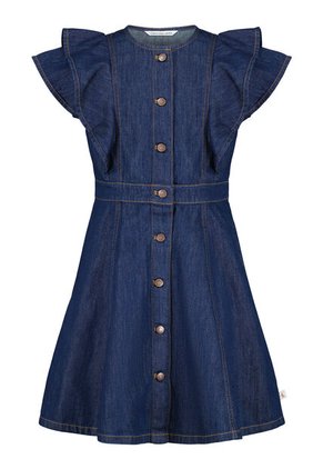 Vestido Azul Denim Con Manga Mariposa Calvin Klein