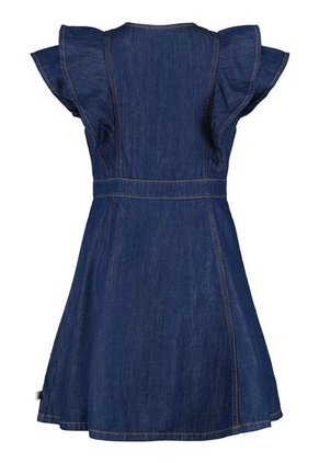 Vestido Azul Denim Con Manga Mariposa Calvin Klein