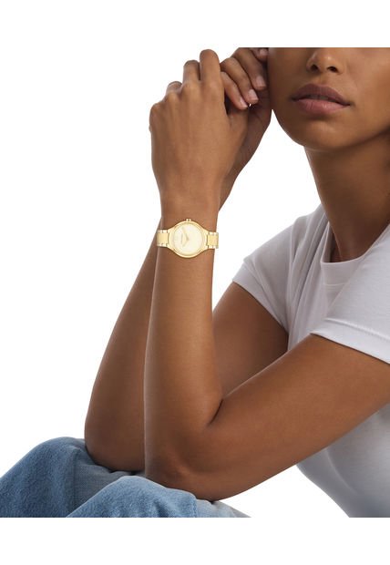 Reloj Dorado Para Mujer Delight Calvin Klein