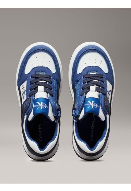 Tenis Azul Basket Con Cremallera Para Niño Calvin Klein