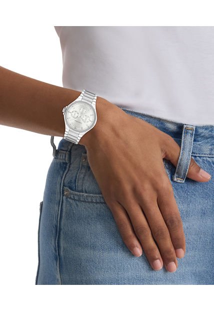 Reloj Plateado Para Mujer Vibrancy Calvin Klein