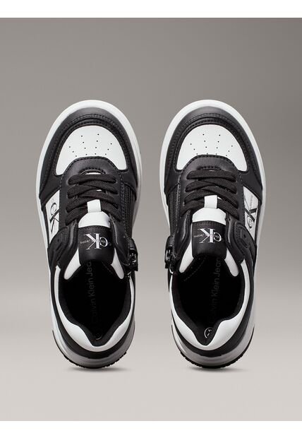 Tenis Negro Basket Con Cremallera Para Niño Calvin Klein