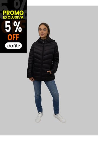 Rompe Negro Viento Acolchado Plegable Calvin Klein Calvin Klein