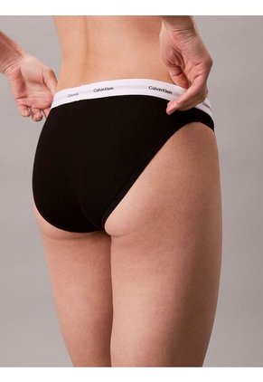 Pantys Negro Clásicas - Cotton Strech Rib Calvin Klein
