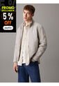 Chaqueta Gris De Nailon Acolchado Con Cremallera Calvin Klein de Calvin Klein