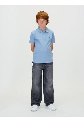 Polo Multicolor De Piqué Elástico Calvin Klein