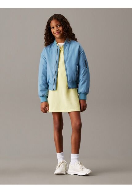 Vestido Amarillo Polo Suelto Sin Mangas Calvin Klein