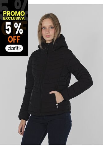 Chaqueta Negra Acolchada Stretch Calvin Klein Calvin Klein
