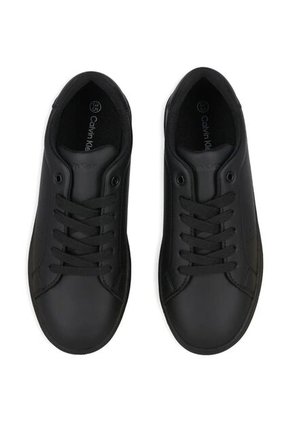 Tenis Negro De Corte Bajo Con Cordones Calvin Klein