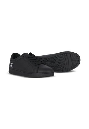 Tenis Negro De Corte Bajo Con Cordones Calvin Klein