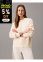 Saco Beige Tejido Buclé De Canalé Calvin Klein de Calvin Klein